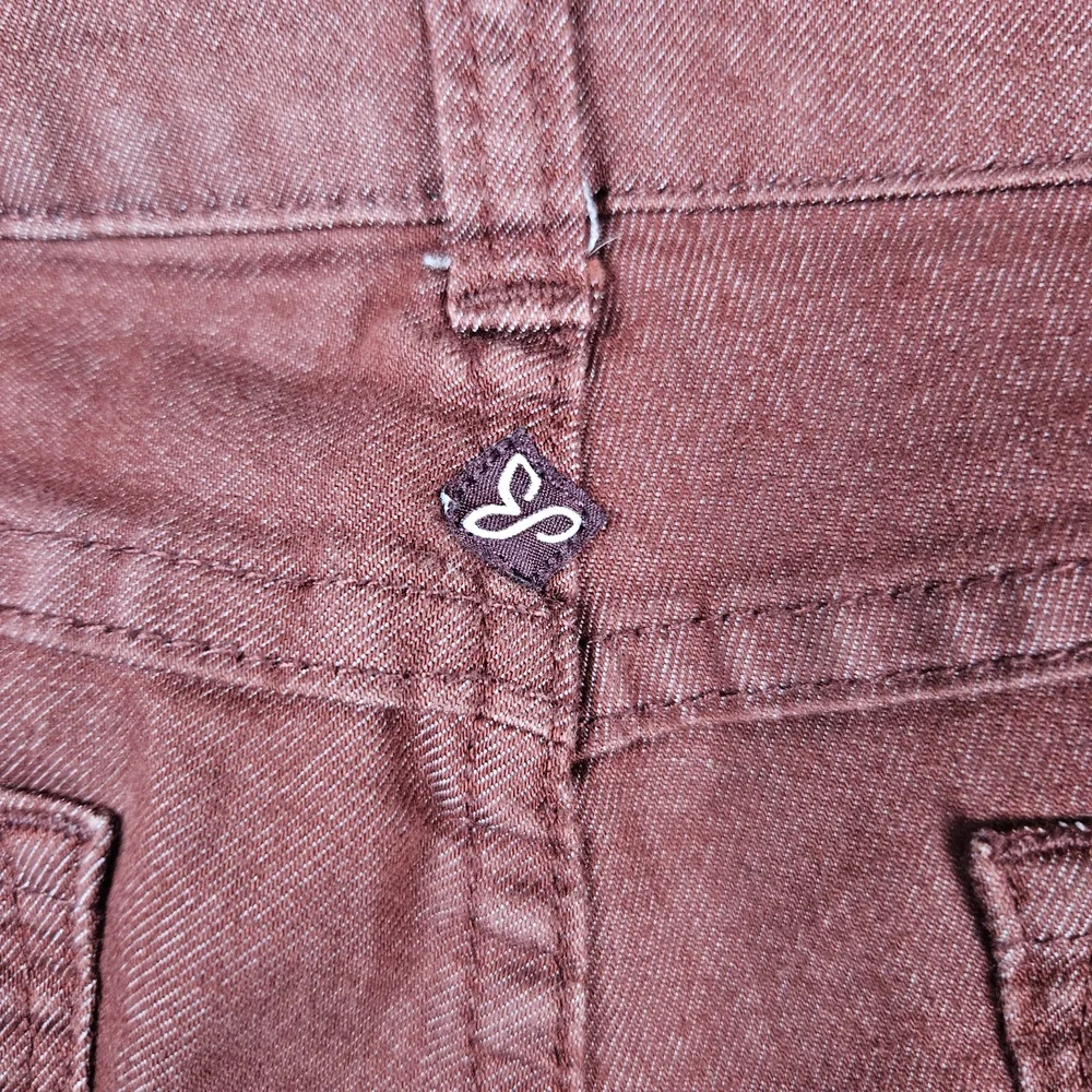 Prana Jeans Womens 6 Skinny Reddish Brown‎ Denim